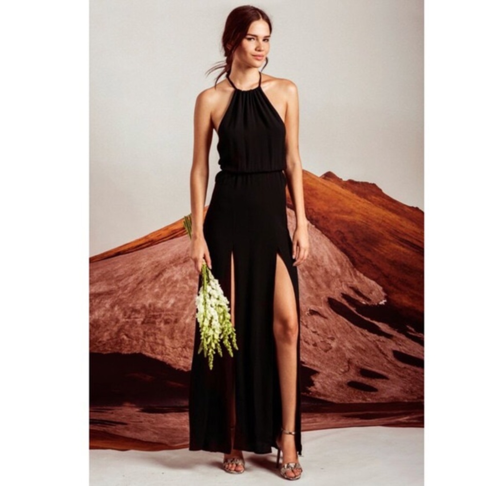 Stone Cold Fox onyx gown. Rare! Worn once!